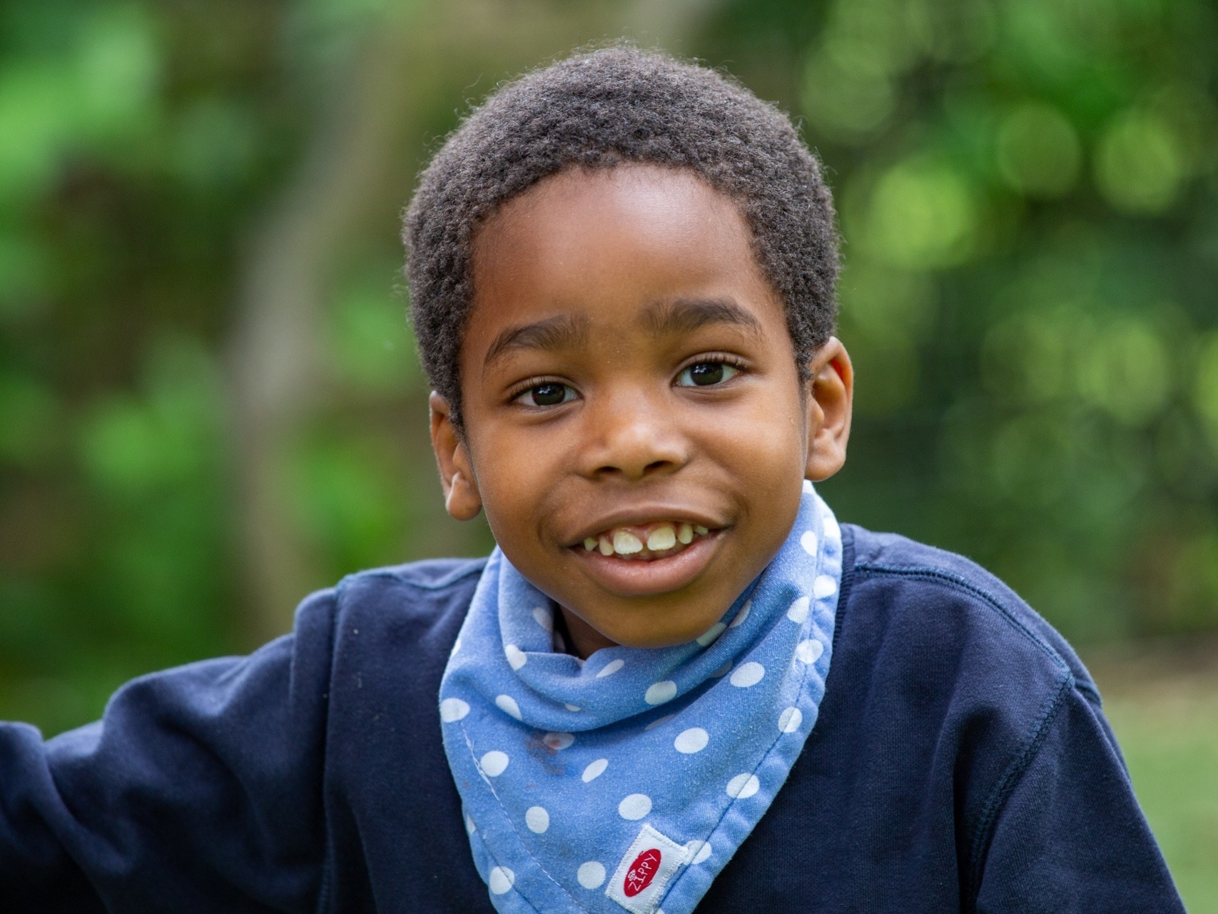 A young boy with learning disabilities in Hertfordshire school  photo shoot