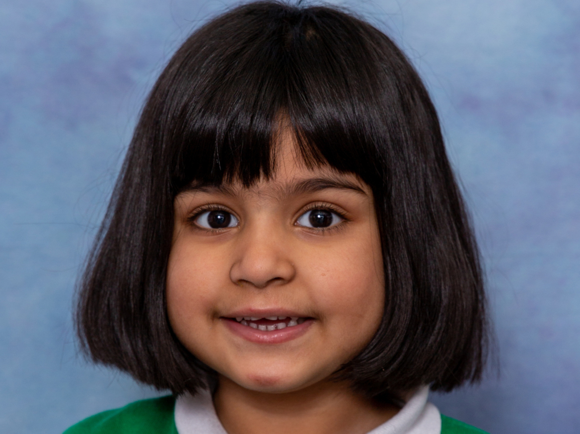 Pose for the camera, an amazing school portrait for this gorgeous lady in Walsall